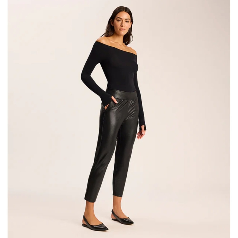 Commando Faux Leather Cigarette Pants Size Medium